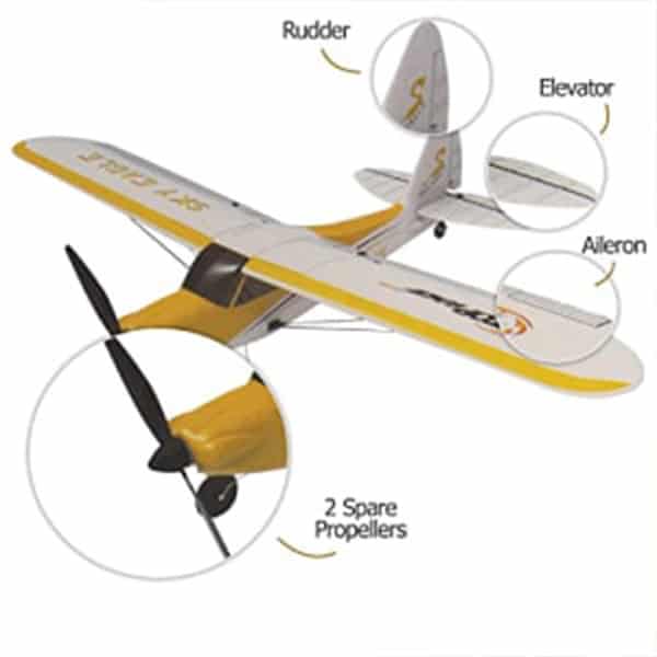 4 Channel Rc Airplane Sky Eagle TR C385 1