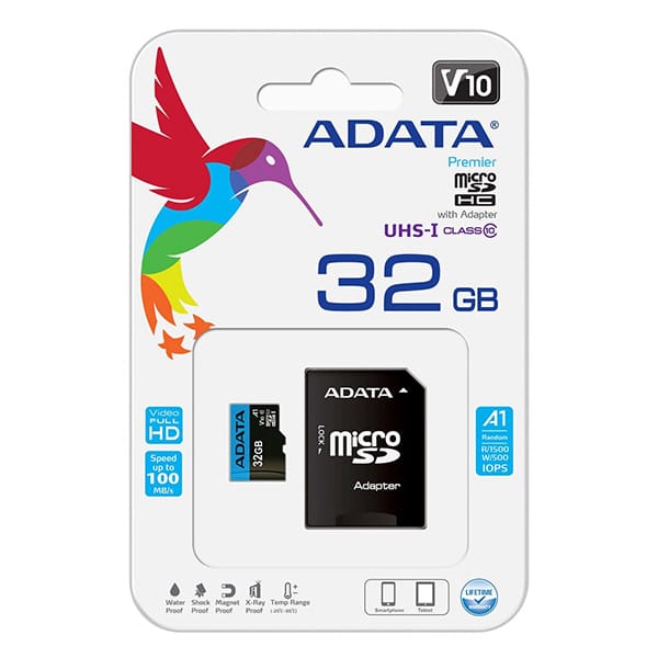 Micro SD Card 32 GB- ADATA A2ZBucket