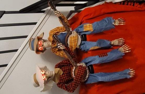 Animated Dueling Banjo Skeletons - Halloween A2ZBucket Review 2