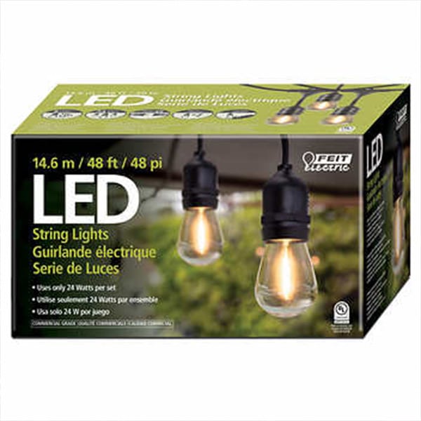 Feit Electric 48' LED Filament String Light Set A2ZBucket 1