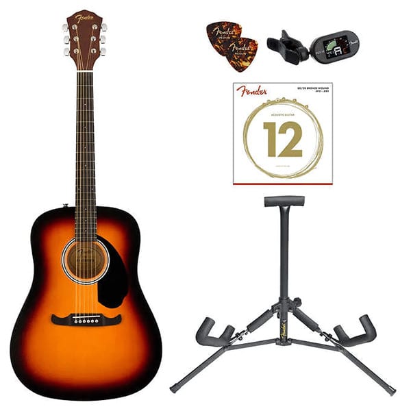 Fender FA-125 Acoustic Guitar Bundle A2ZBucket 3